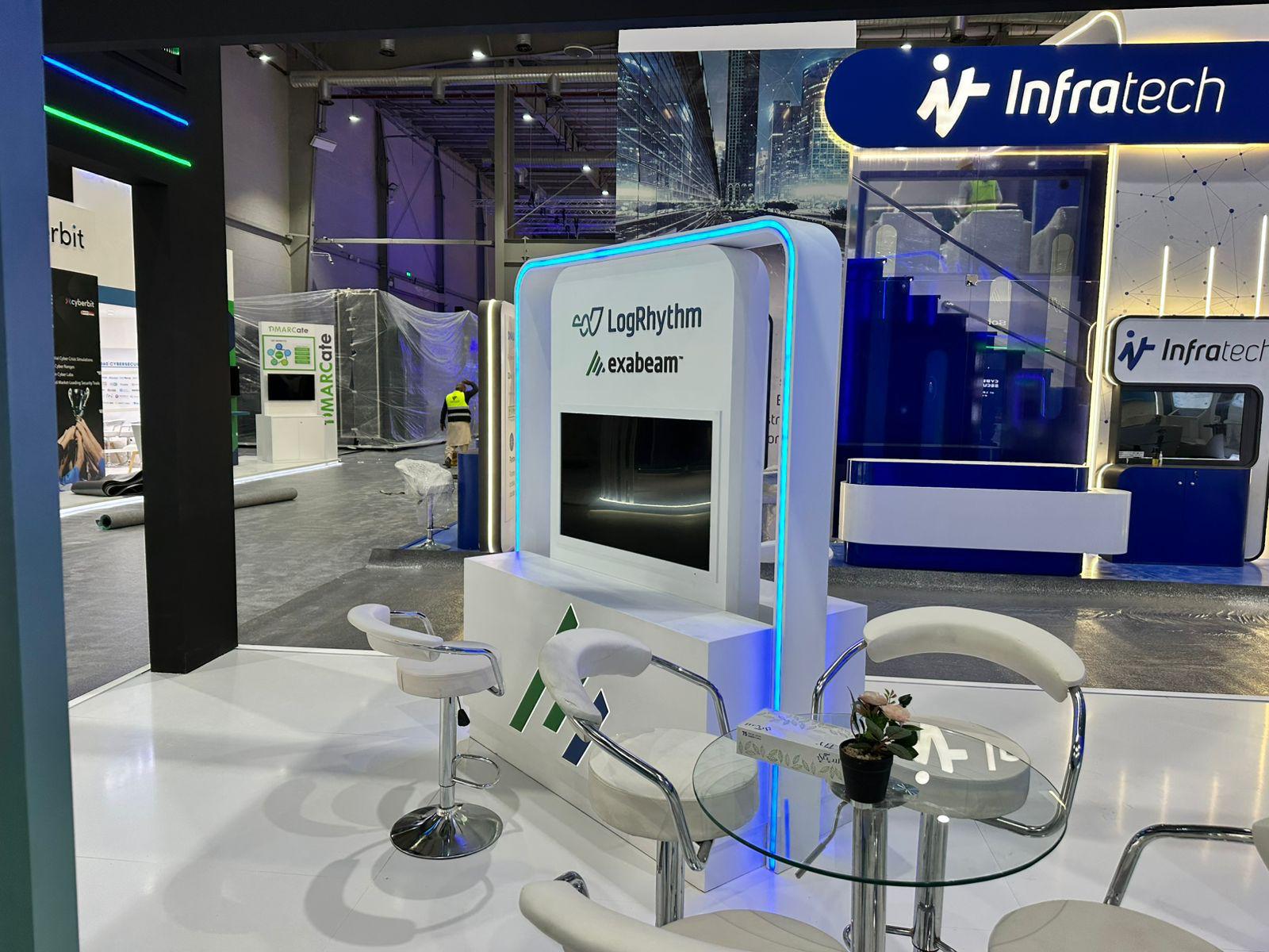 Tech Lounge Display at IT Security Exhibition Booths